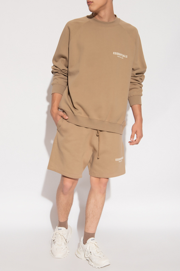 Beige Shorts with logo Fear Of God Essentials - Vitkac GB